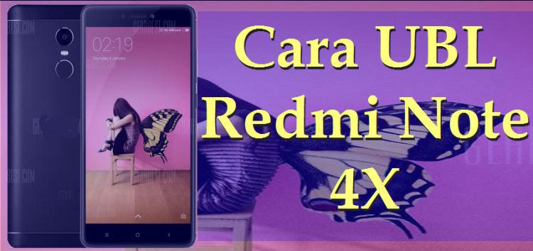 Cara Unlock Bootloader Redmi Note 4X "Mido" Tanpa SMS 2