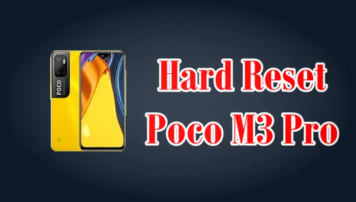 Cara Reset Poco M3 Pro