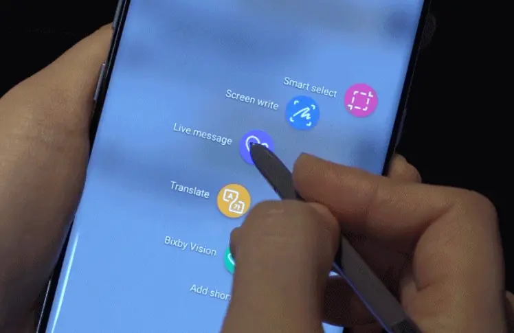 Mengambil Screenshot Dengan S Pen Samsung